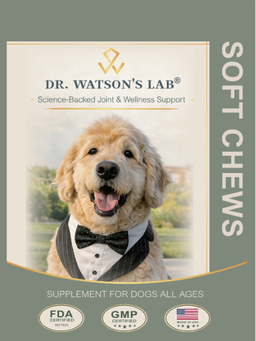 Dr. Watson's Lab Hip & Joint Soft Chews for Dogs — 120ct